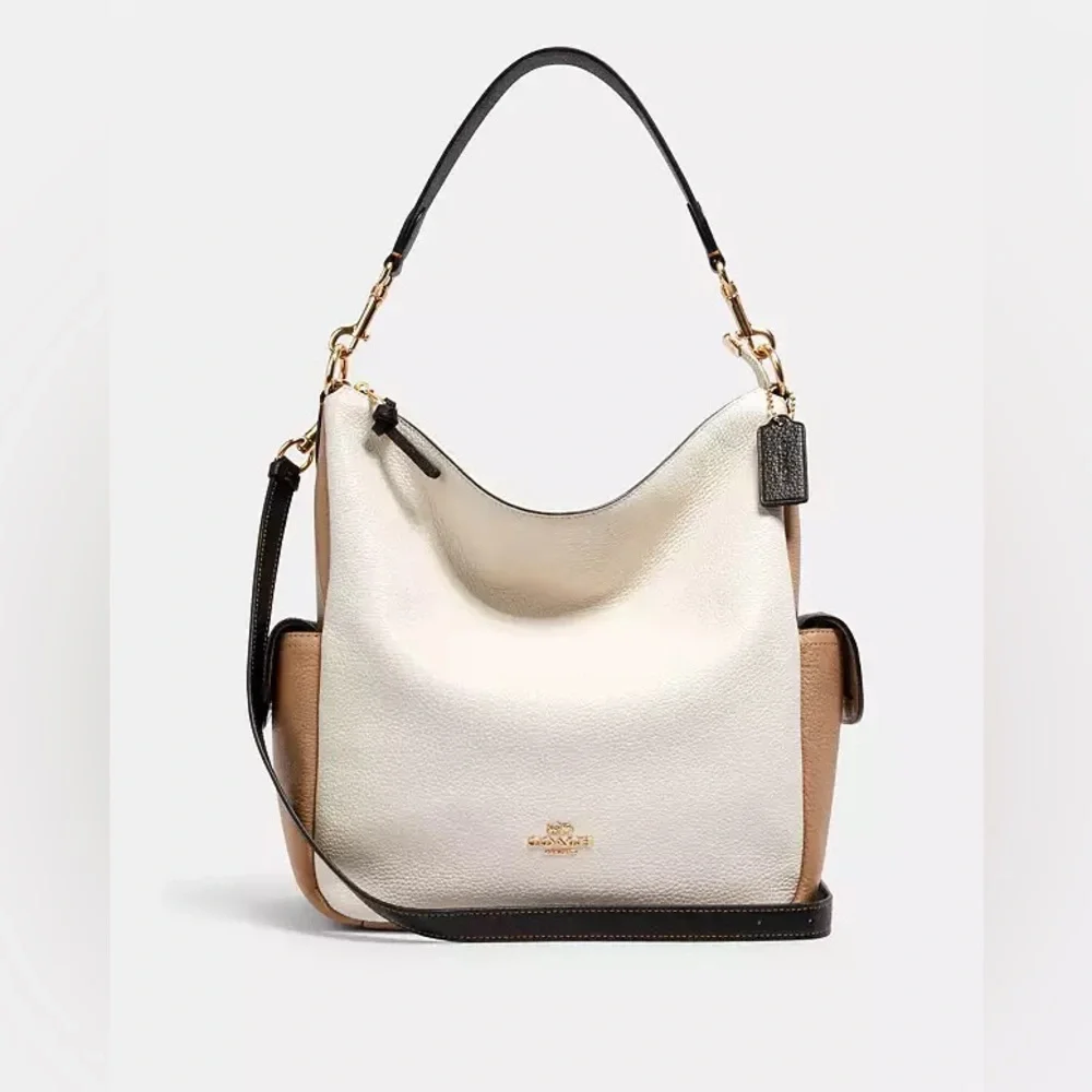 Coach Pennie Crossbody Shoulder Bag – Leather Chalk/Multi - Like New R$449 - Picture 2 of 8
